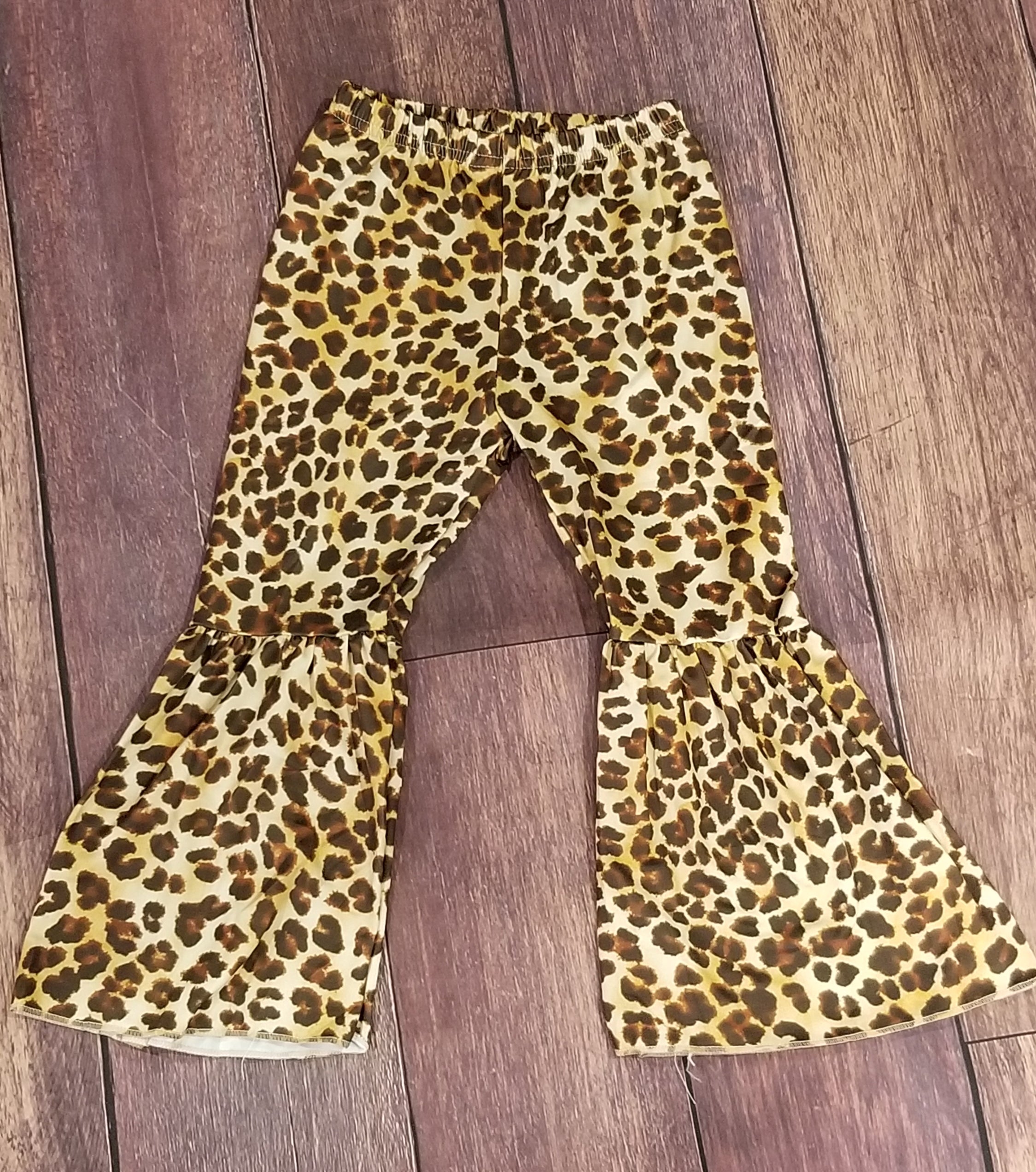 Leopard Print Bell Pants