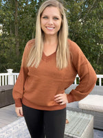 Ladies Slouchy Knit Sweater