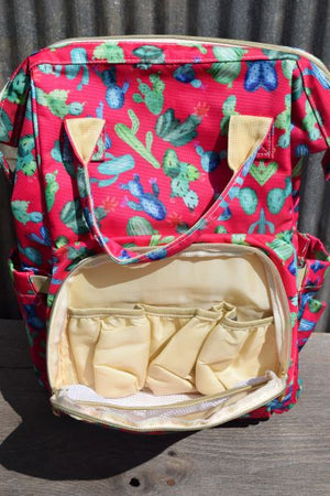 Kippy Cactus Backpack Diaper Bag