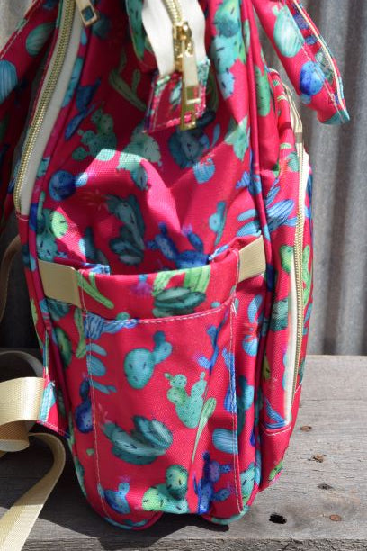 Kippy Cactus Backpack Diaper Bag