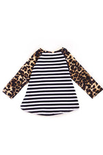 Leopard Sleeved Pocket Tee (multiple styles)