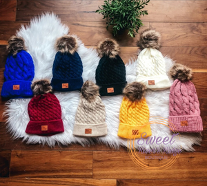 Kids Pom Beanie