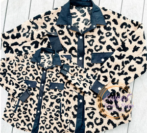 Leopard Sherpa Shacket